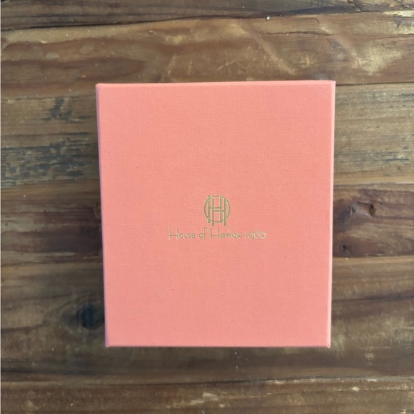 House of Harlow 1960 Gold Infinity Earrings - Picture 2 of 3